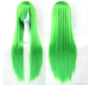Довгі зелені перуки RESTEQ - 80см, прямі волосся, косплей, аніме