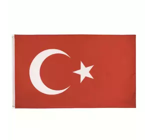 Прапор Туреччини 150х90 см. Турецький прапор поліестер RESTEQ. Turkish flag