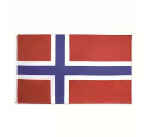 Прапор Норвегії 150х90 см. Норвезький прапор поліестер RESTEQ. Norwegian flag