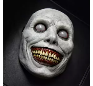 Страшна маска на Хеллоуїн. Моторошна маска. Маска з посмішкою 22x18см